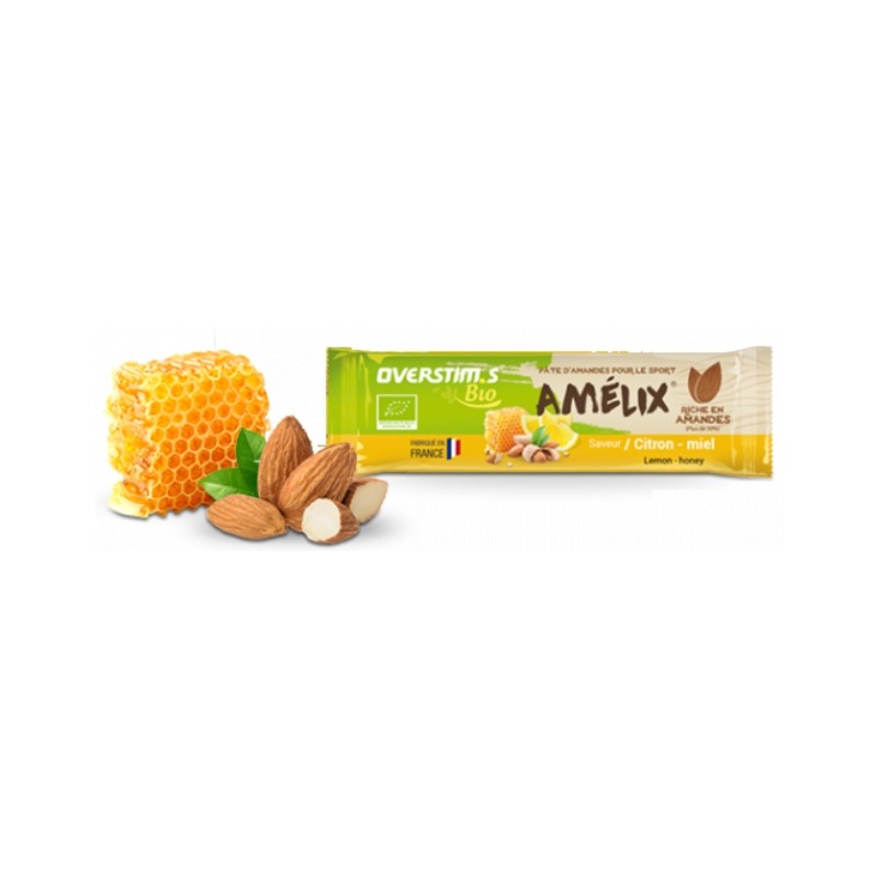 Barre énergétique Overstims Amelix Citron / Miel Bio