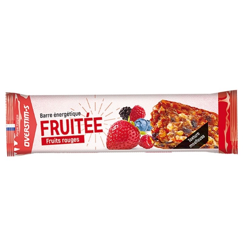 Barre énergétique Overstims Fruitée Fruits Rouges