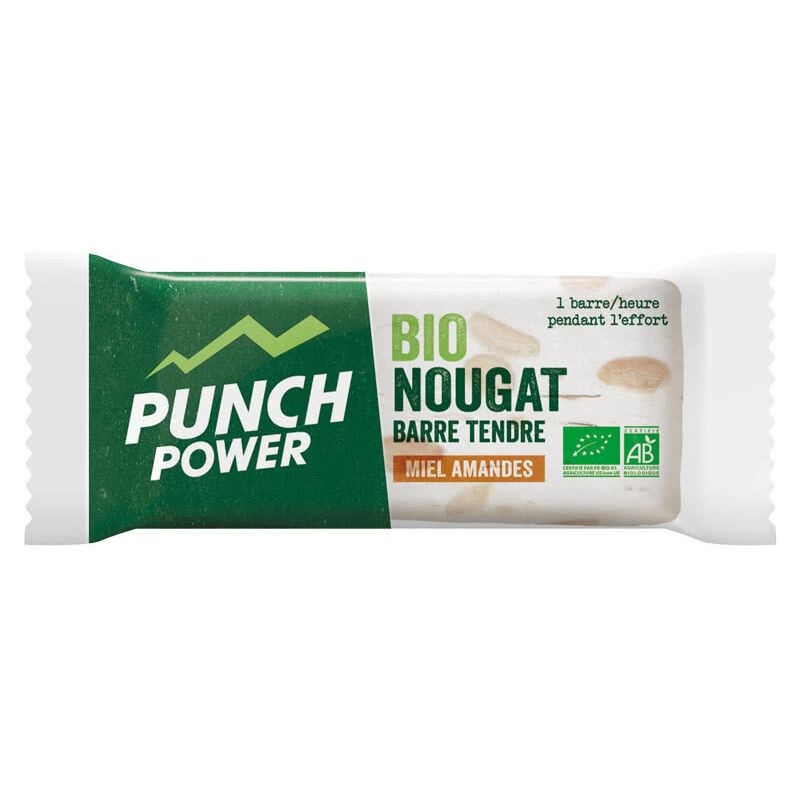 Barre énergétique Punch Power Bio Nougat Miel - Amande