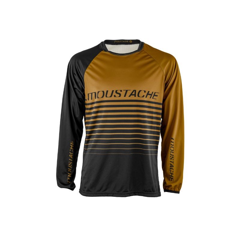 Maillot manches longues Moustache Jersey Team Replica Or