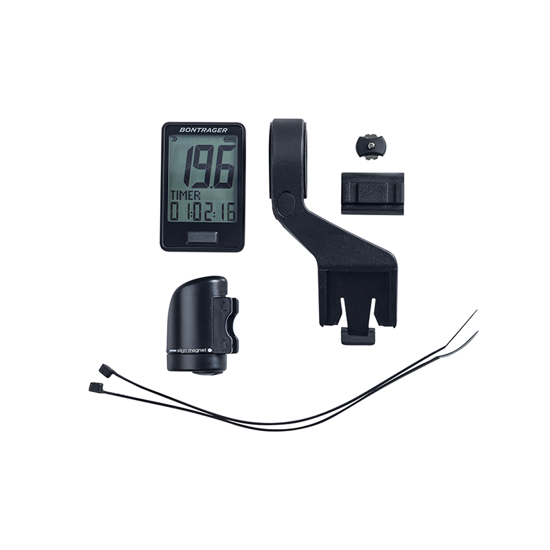 Compteur sans fil Bontrager Ride time vue détaillée