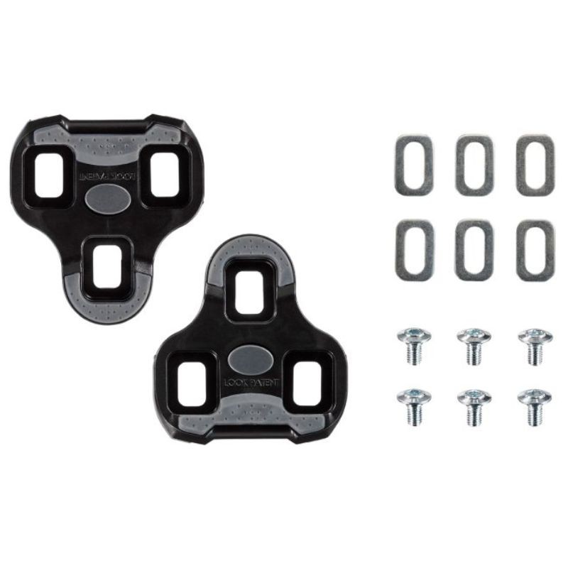 Look Keo Grip Black Cleats