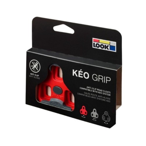 Botas de fútbol Keo Grip de color rojo