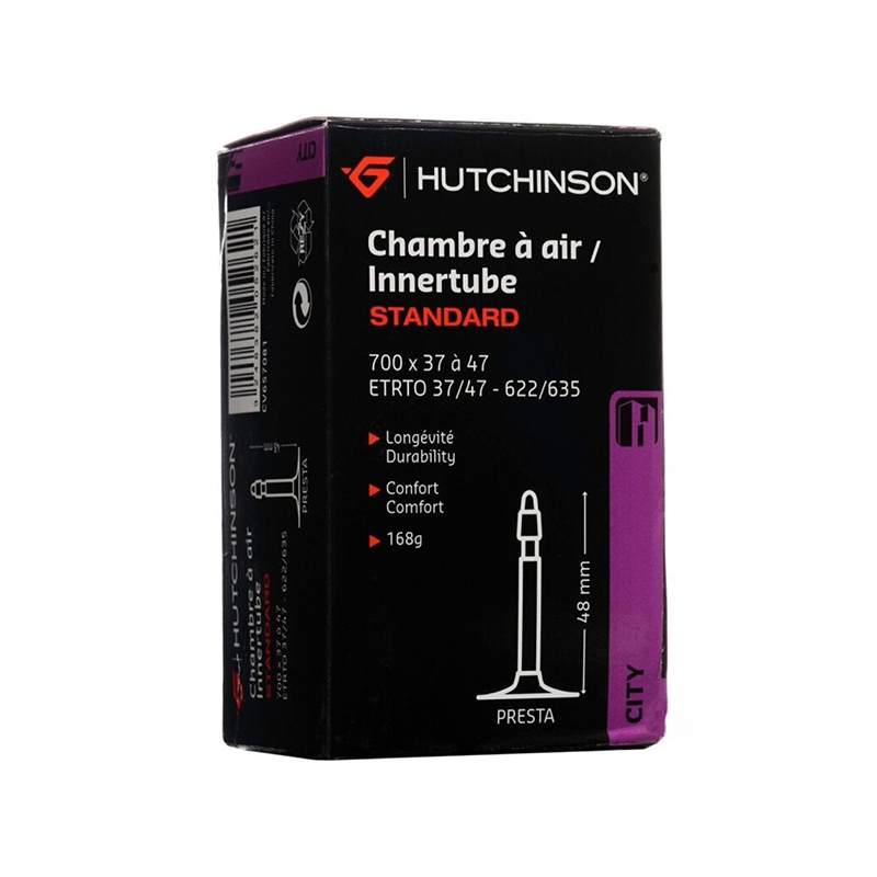 Chambre à air Hutchinson à valve presta 48mm 37-47 Chambre à air Hutchinson à valve presta 48mm 37-47