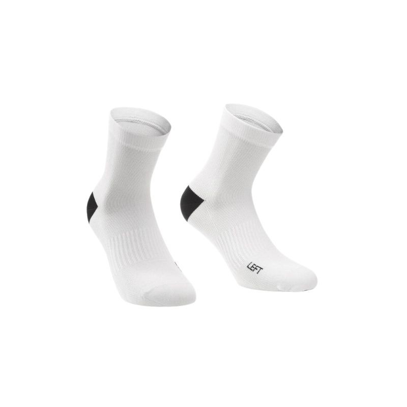 CHAUSSETTES ASSOS ESSENCE TWIN PACK WHITE LOW 0