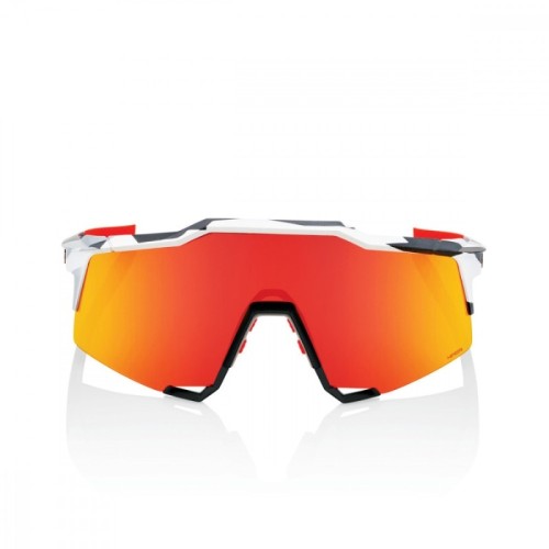 Gafas de ciclismo Speedcraft Soft Tact 100% camuflaje gris - Rojo intenso