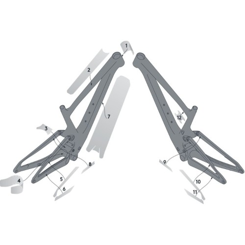 Kit de proteção Syncros para quadro de carbono SPARK