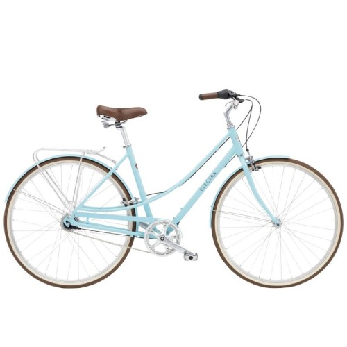 Bicicletta urbana Electra Loft 7I con telaio a scavalco.