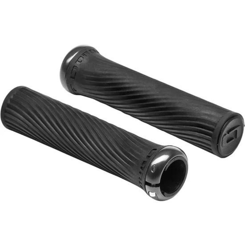 Poignées VTT 130 mm GRIP fortes - avec fixation de verrouillage - Noir