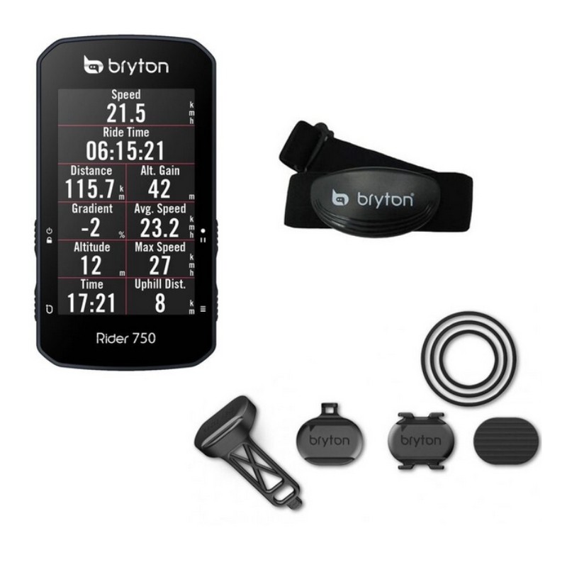 Compteur GPS Bryton Rider 750 T (cadence/FC)