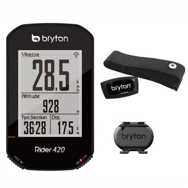 Compteur GPS Bryton Rider 420 T (FC+CAD)