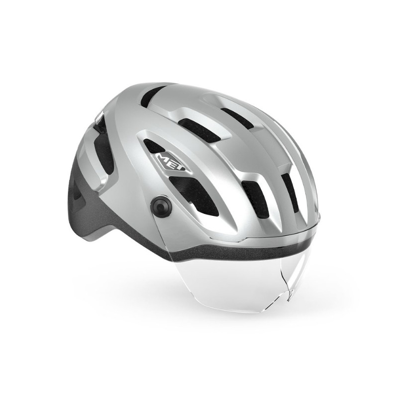CASQUE VELO ADULTE GIST ROUTE VOLO NOIR MAT-BLEU SKY FULL IN-MOLD TAILLE  52-56 REGLAGE MOLETTE 210GRS - NATHY CYCLE