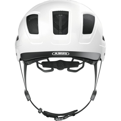 Casque Abus Hyban 2.0 Polar White vue face