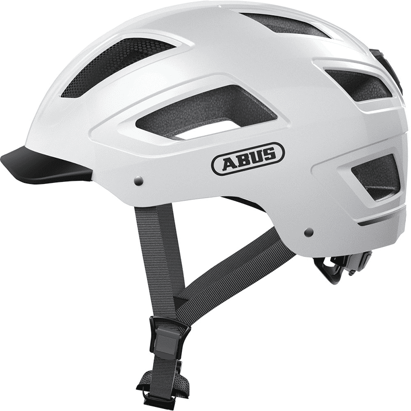 Casque Abus Hyban 2.0 Polar White vue globale