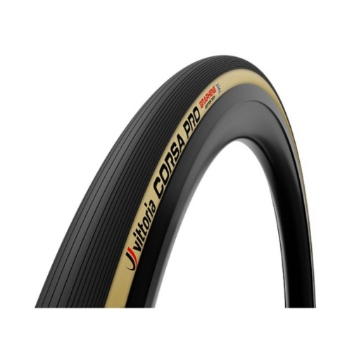 Vittoria Corsa Pro road tire Black - Beige TLR G2
