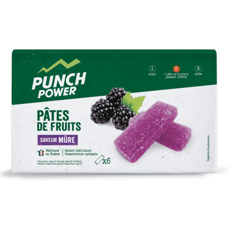 Pâtes de fruits Punch Power Multifruits X6