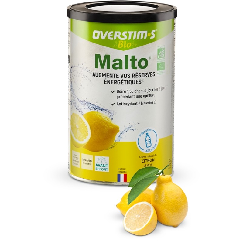 Boisson énergétique Overstims Malto Antioxydant Bio 450g