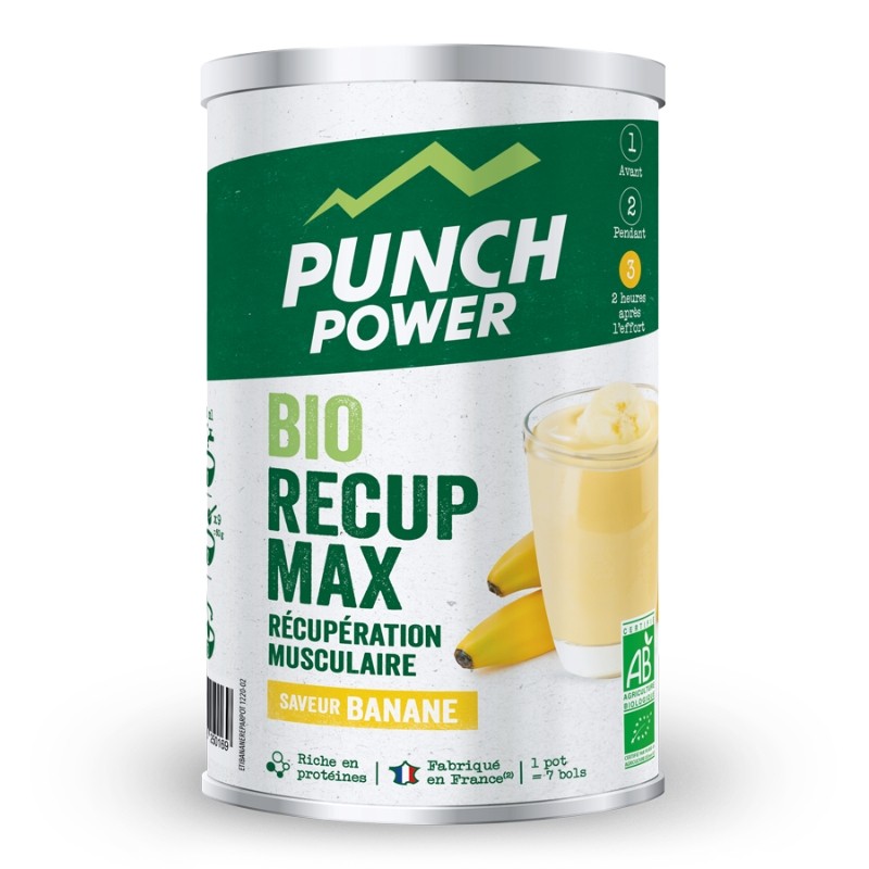 Punch Power Bio Récup Max Banane 420g Recovery Drink