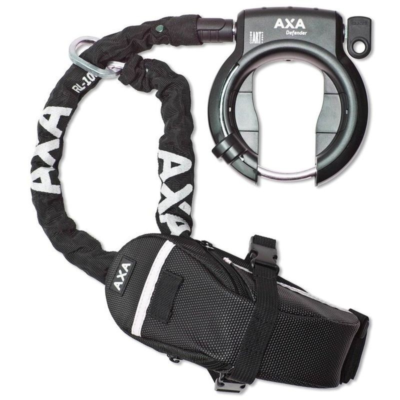 Axa Defender RL 100 frame lock+Chain+Bag Opening 50 mm