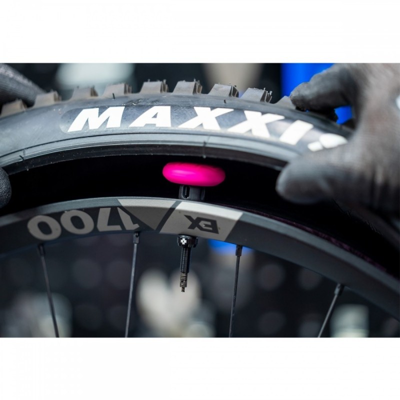 Antivol MUC-OFF - Traqueur Tubeless Secure Tag Mount + valve 44mm