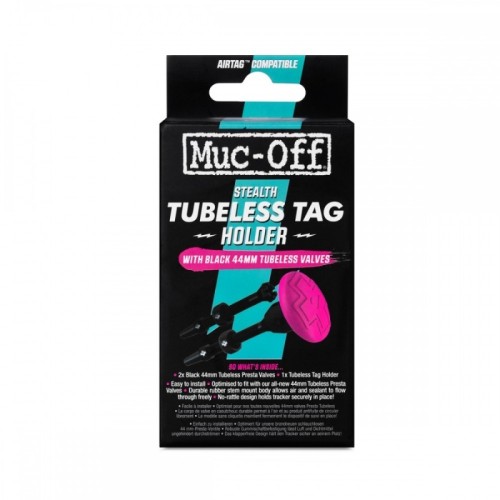 Antivol MUC-OFF - Traqueur Tubeless Secure Tag Mount + válvula de 44 mm