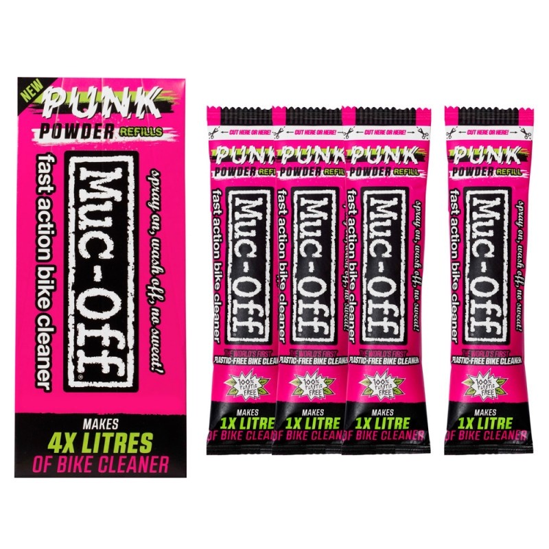 Nettoyant vélo MUC-OFF - Punk Powder Bike Cleaner (4 sachets)