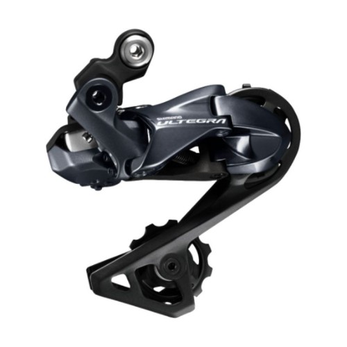 Deragliatore posteriore Shimano Ultegra (specifiche Di2) RD-R8050-SS a 11 velocità, compatibile con montaggio diretto.