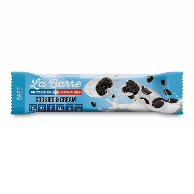 Barre Protéinée Ea Fit Cookies & Cream