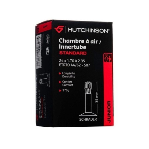 Câmara de ar Hutchinson para MTB de 24 polegadas, 24x1,70 a 2,35