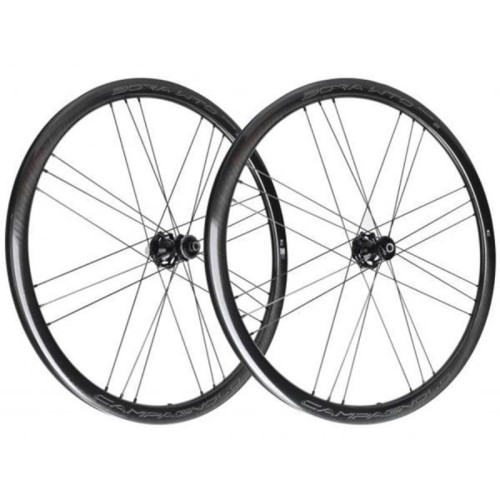 Campagnolo Bora WTO 33 2WF Donkere Tubeless Wielset