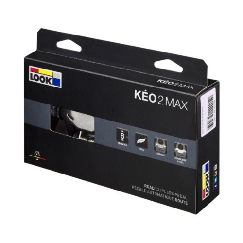 Pédales Look Keo 2 Max black vue packaging