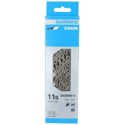 Chaîne Shimano 11 vitesses 138 maillons CN-E8000 vue packaging Chaîne Shimano 11 vitesses 138 maillons CN-E8000 vue packaging