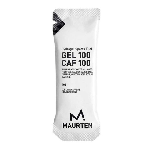 Packung mit 12 Energie-Gels Maurten Gel 100 Koffein 100