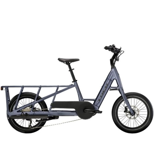 Bicicleta elétrica de carga Trek Fetch+ 2, cinza galáctico, 2024