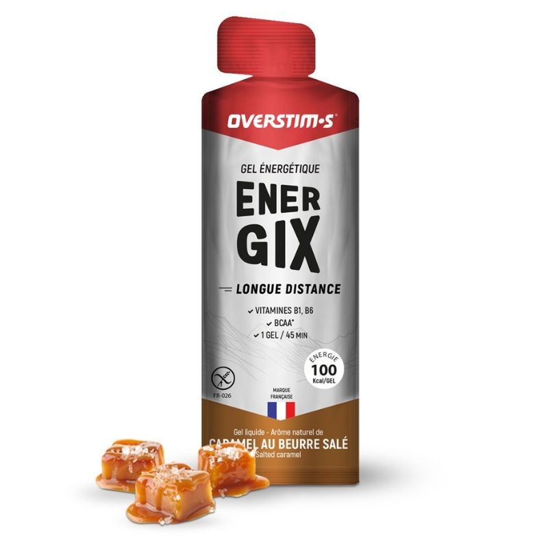 Gel énergétique Overstims Energix Liquide Caramel beurre salé 35g