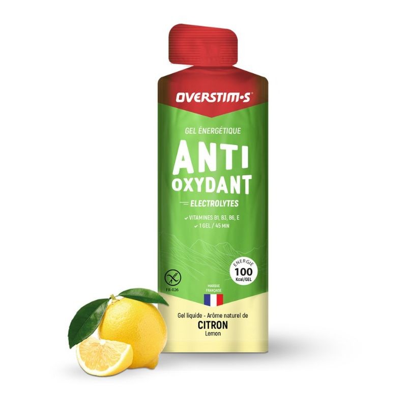Overstims Antioxidant Lemon Energy Gel
