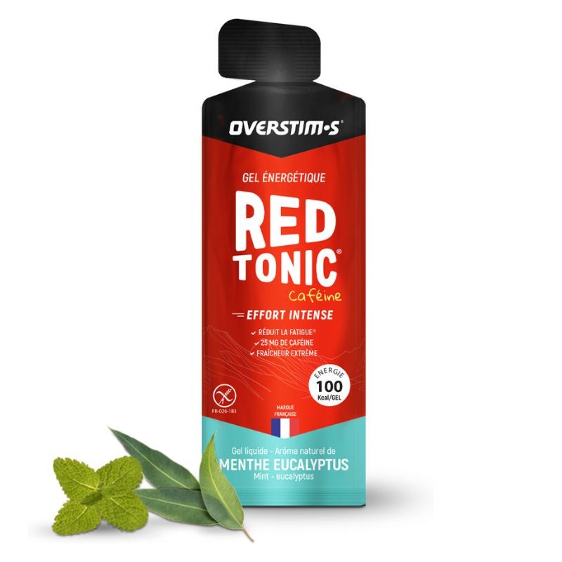 Overstims Red Tonic Sprint Air Mint Energy Gel - Eucalyptus