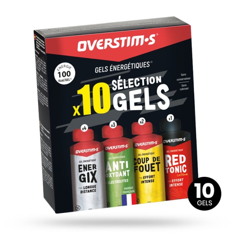 Pack assortiment 10 Gels Overstims