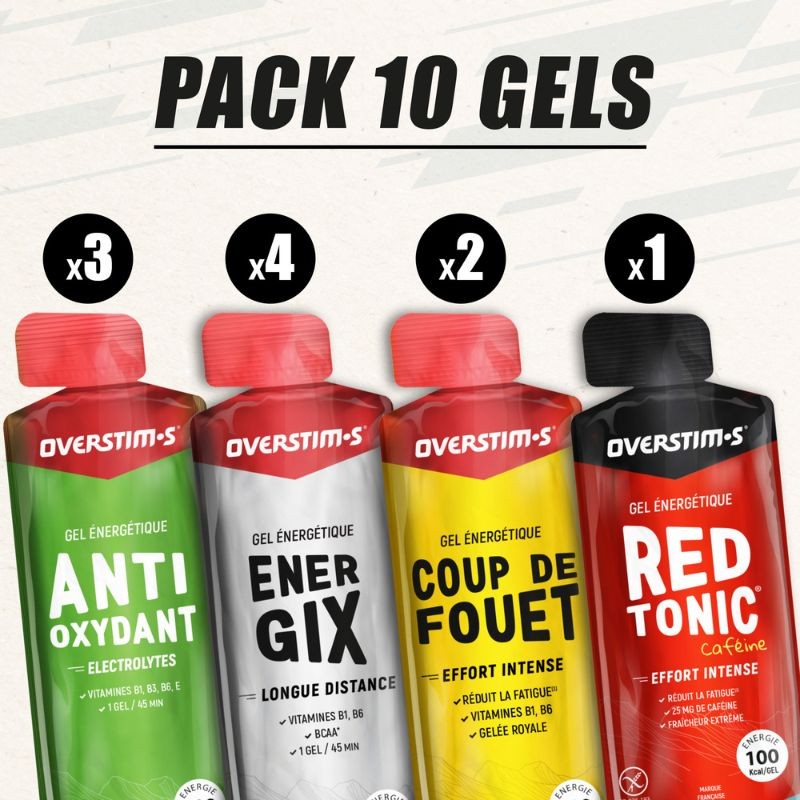 Assortimentsverpakking met 10 Overstims gels