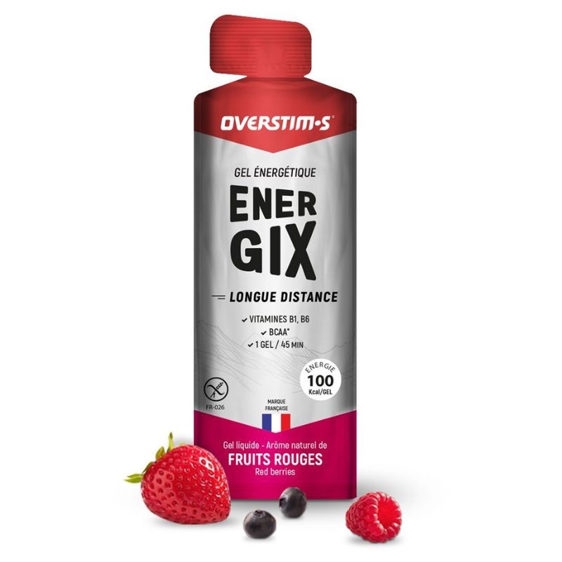 Gel énergétique Overstims Energix Liquide Fruits rouges 35g