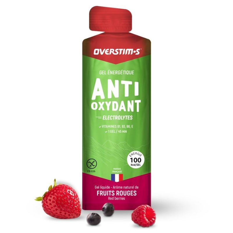 Gel énergétique Overstims Antioxydant Fruits rouges