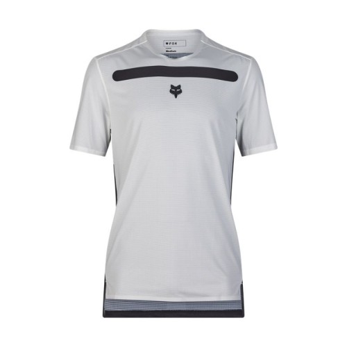 Maillot manches courtes FOX Flexair Aviation Race Blanc