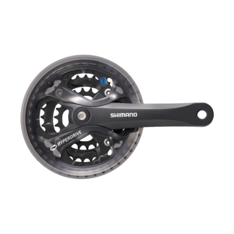 Pédalier Shimano FC-M361 8/7 vitesses 48-38-28D Noir