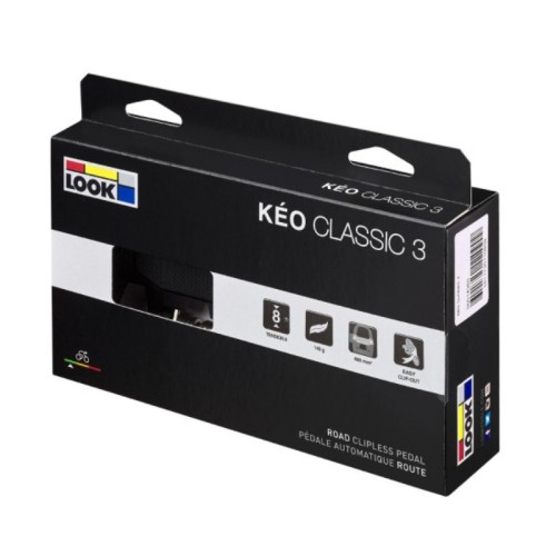 Pédales LOOK KEO Classic 3 Black vue packaging