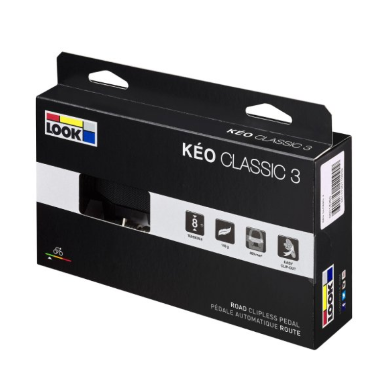 Pédales LOOK KEO Classic 3 Black vue packaging