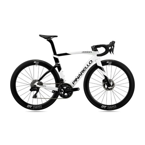 Bicicleta de carretera Pinarello Dogma F Dura Ace DI2 Speedster blanca 2024