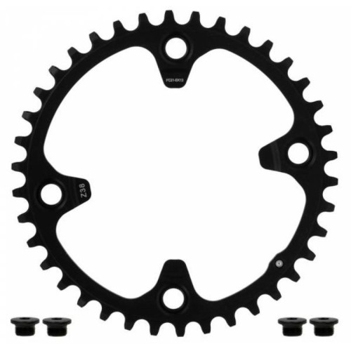 Campagnolo Ekar Plateau 13 Geschwindigkeiten 38 DENTS EKAR 13V + 4 VIS