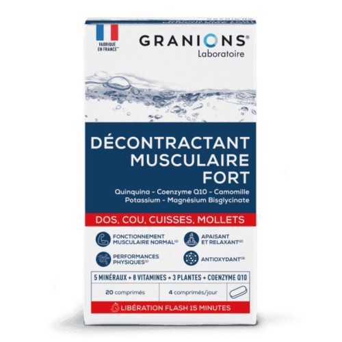 Relajante muscular Fort Granions - 20 comprimidos