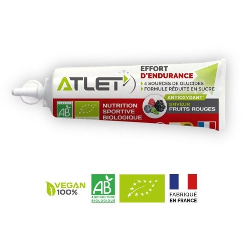 Atlet Gel Energetico Biologico ai Frutti Rossi 25g