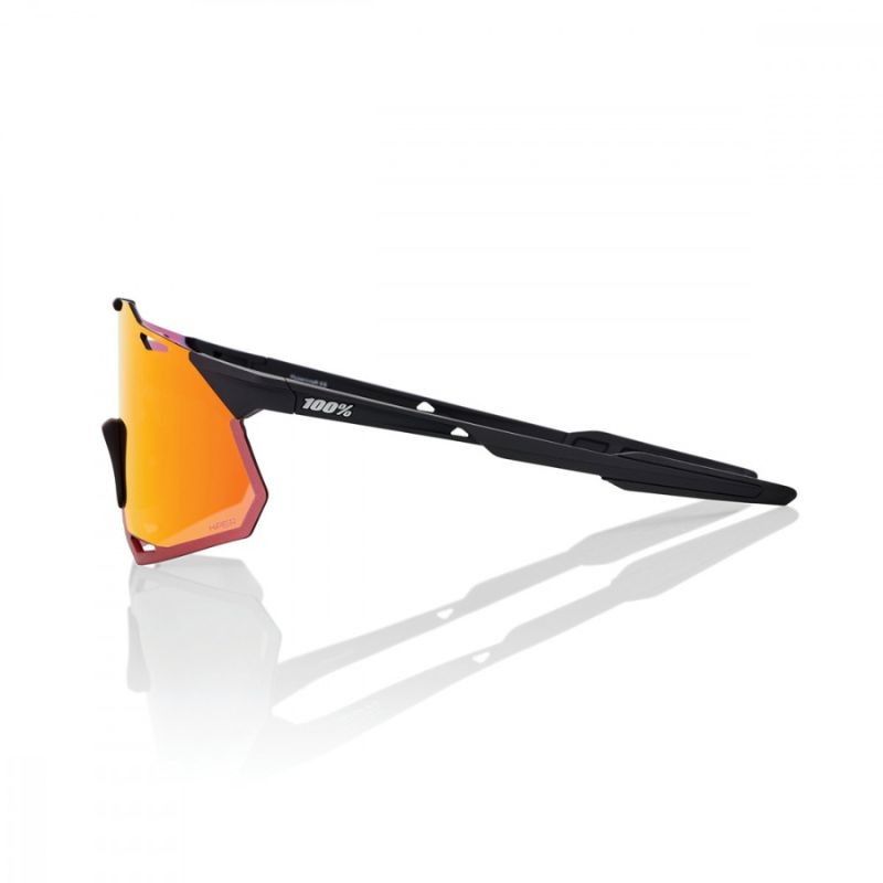 100% - Hypercraft XS - Gafas de sol multicapa con espejo Soft Tact Black / Hiper Red